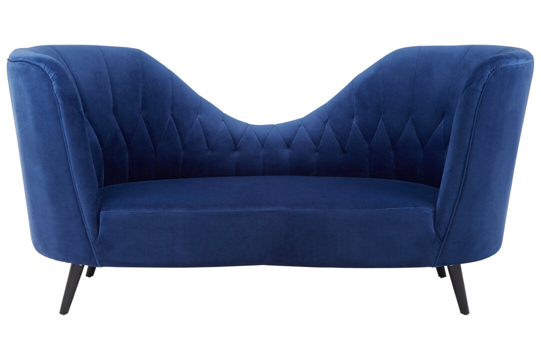Belgravia Midnight Velvet Chaise