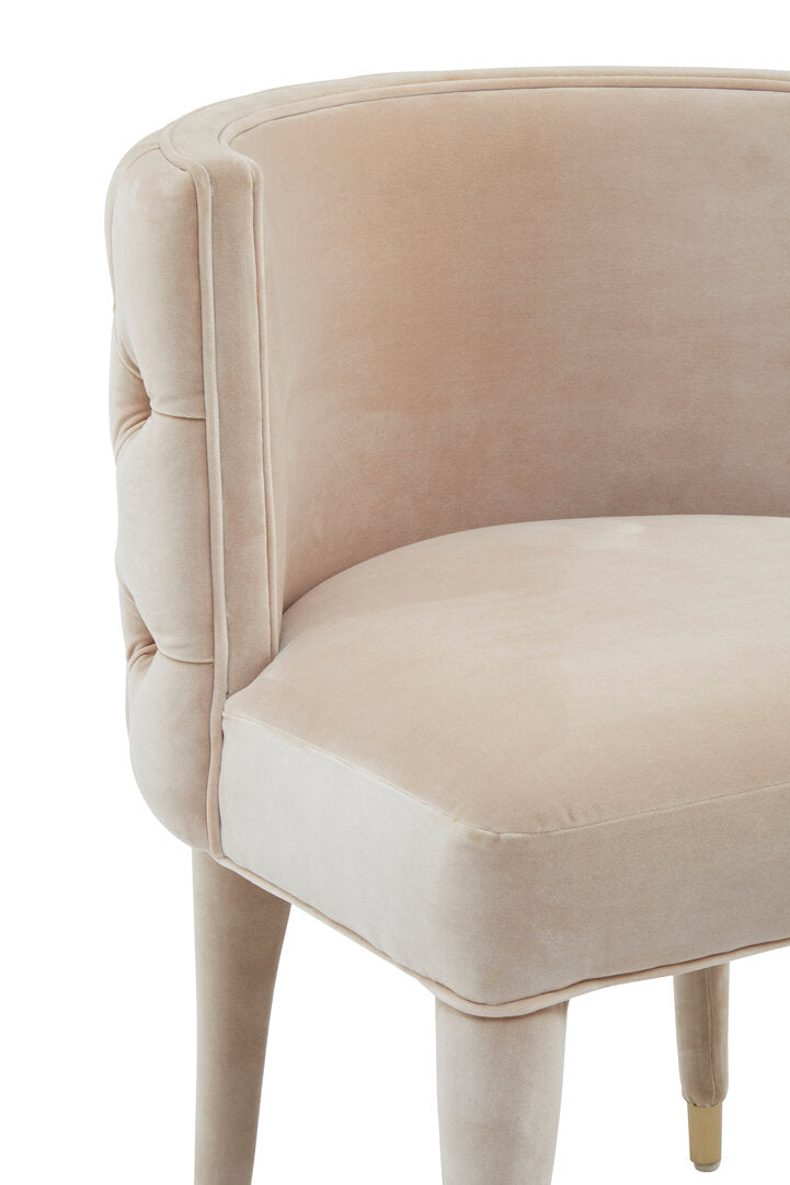 Regent Beige Tufted Backrest Chair