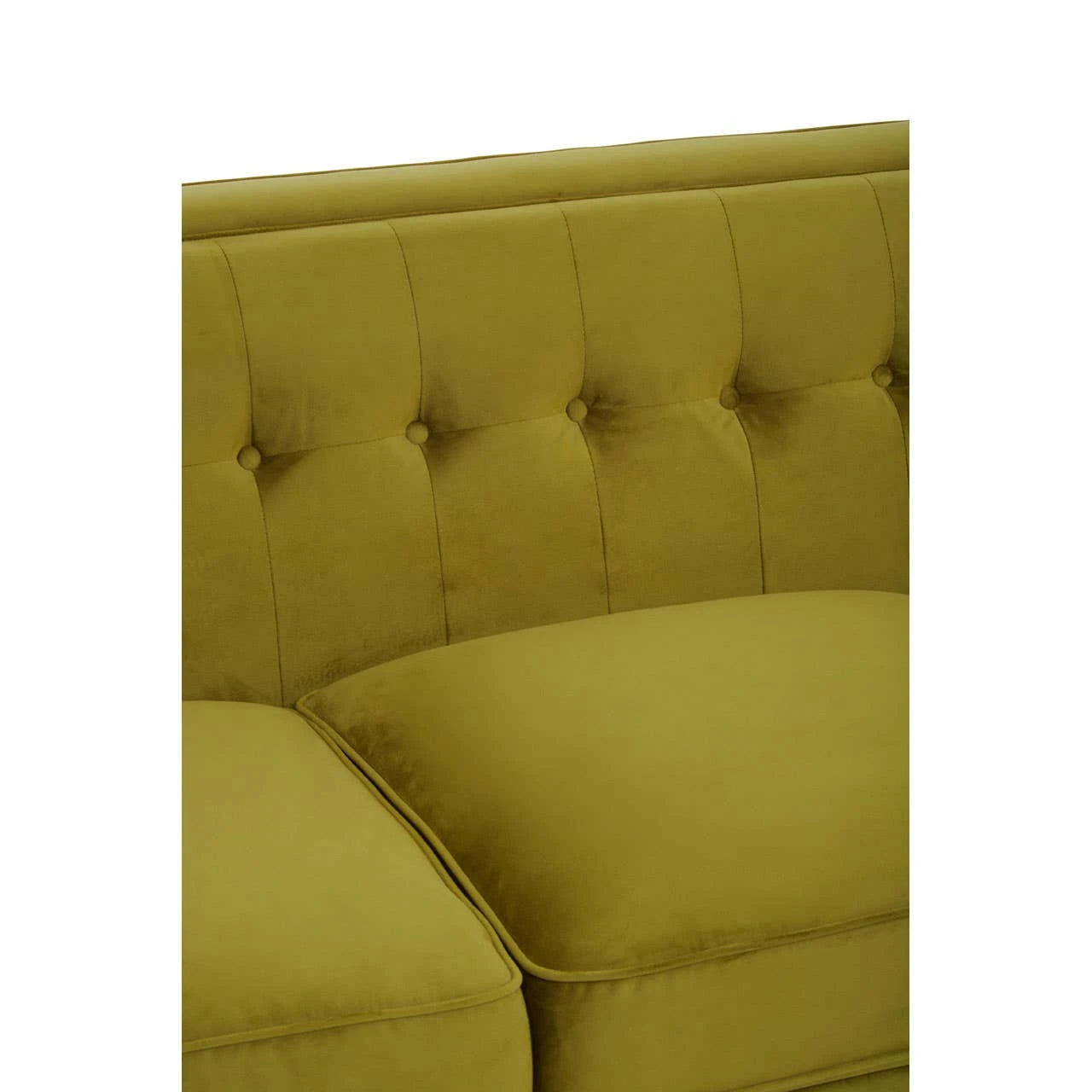 Knightsbridge 3 Seat Olive Velvet Sofa