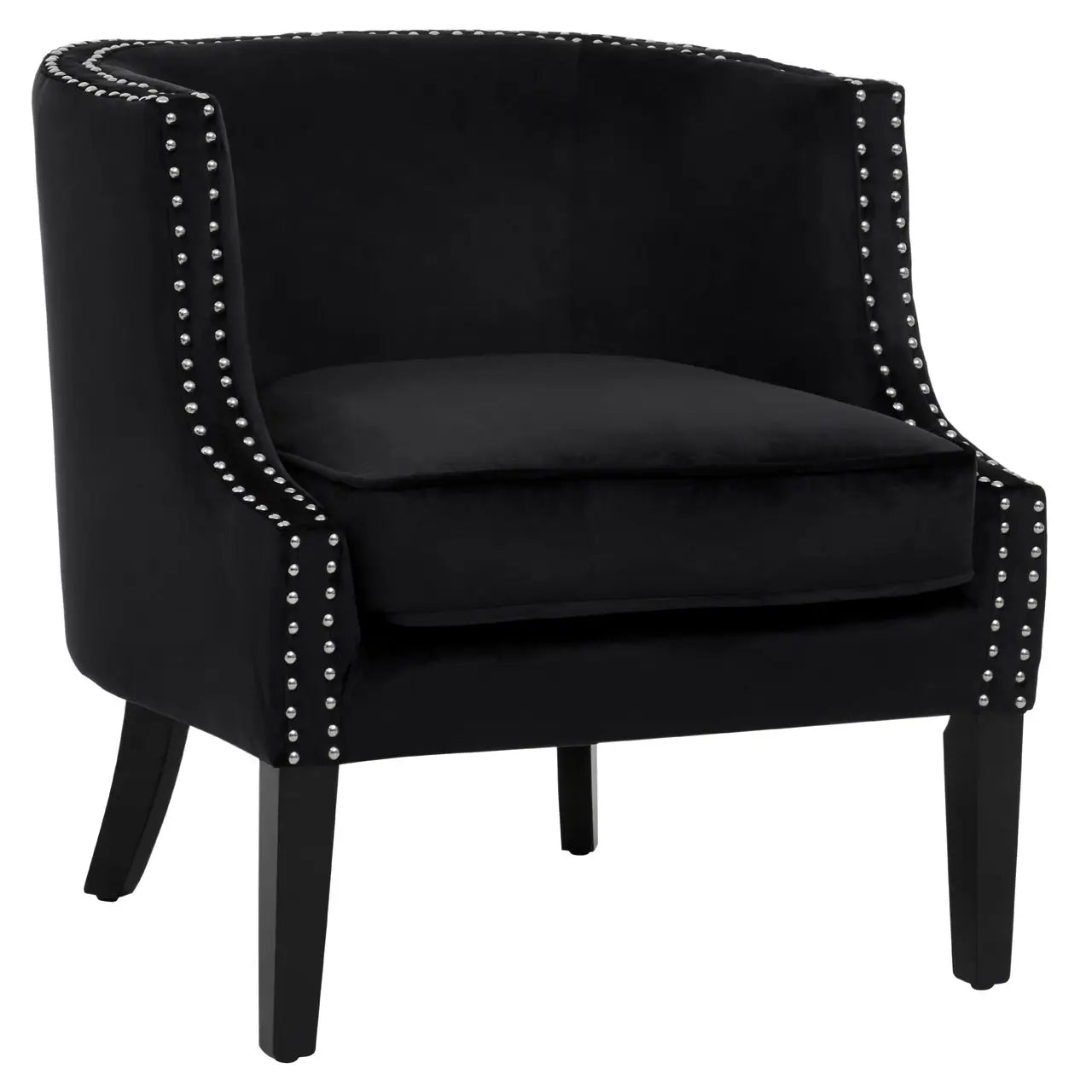 Larissa Velvet Studded Chair