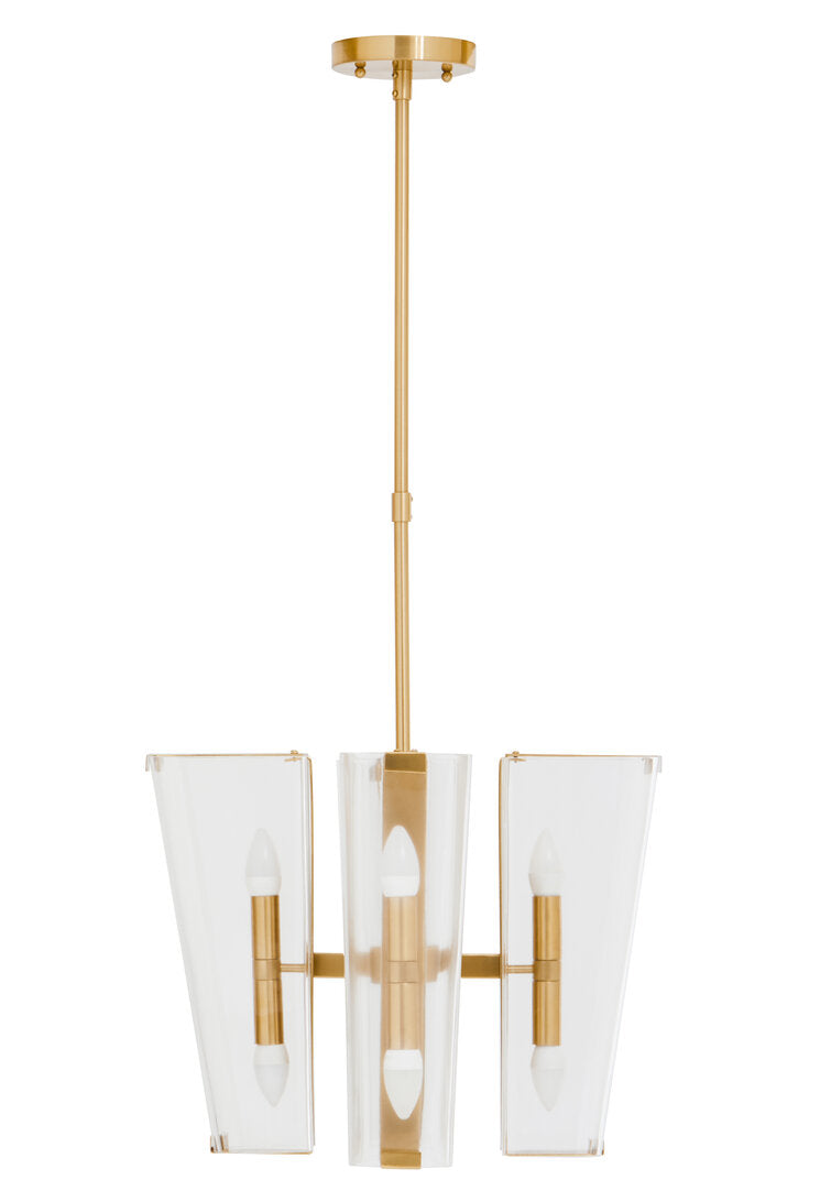 Amalfi Antique Brass Finish Pendant Light