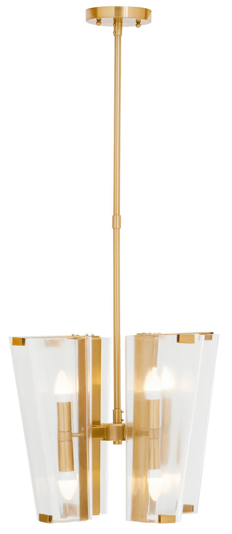 Amalfi Antique Brass Finish Pendant Light