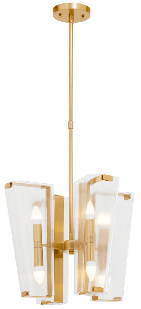 Amalfi Antique Brass Finish Pendant Light