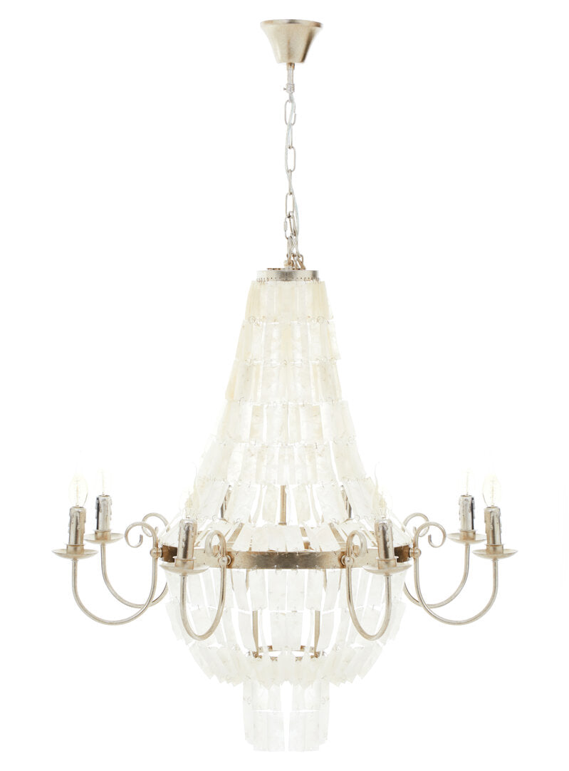 Monaco 8 Bulb Seashell Chandelier