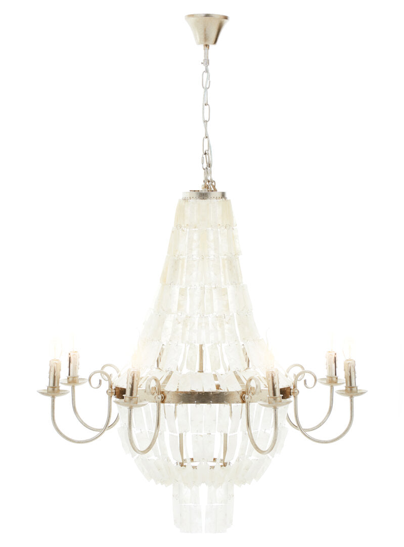 Monaco 8 Bulb Seashell Chandelier