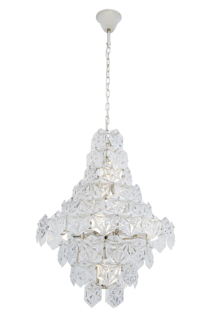 Cannes Tiered Glass Chandelier