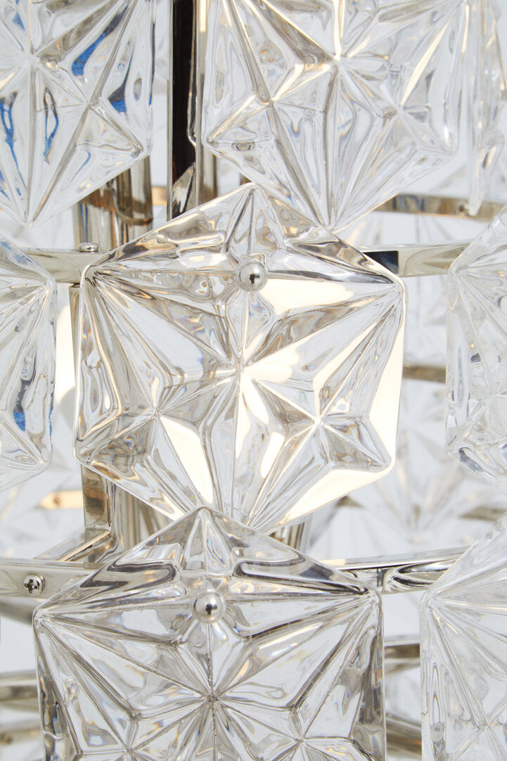 Cannes Tiered Glass Chandelier