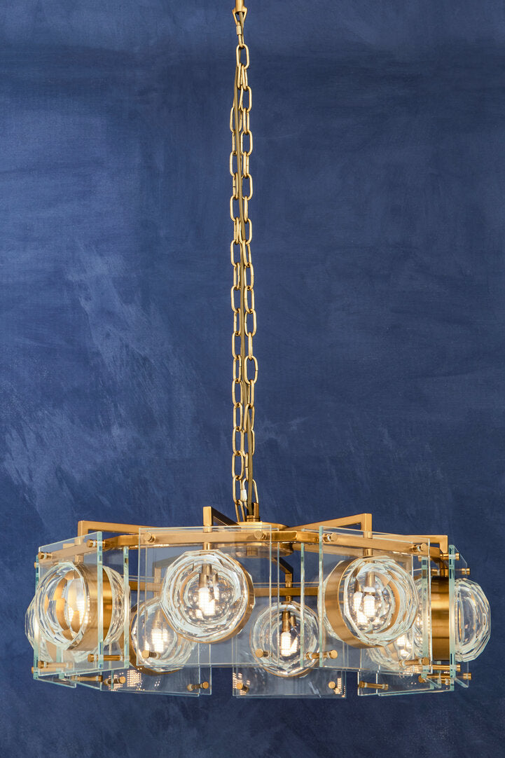 Vienna Townhouse 8 Bulb Pendant Light