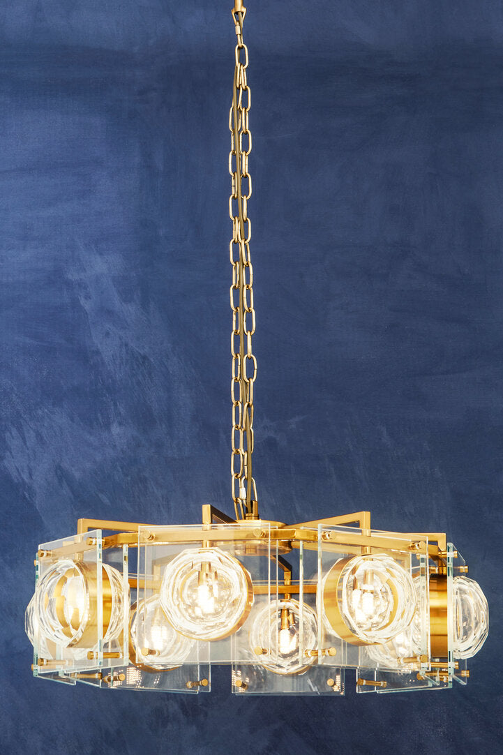 Vienna Townhouse 8 Bulb Pendant Light