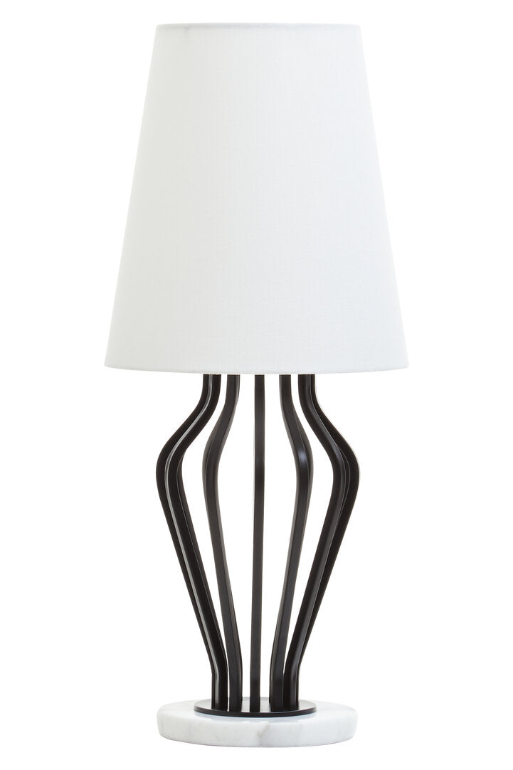 Chester Black And White Table Lamp