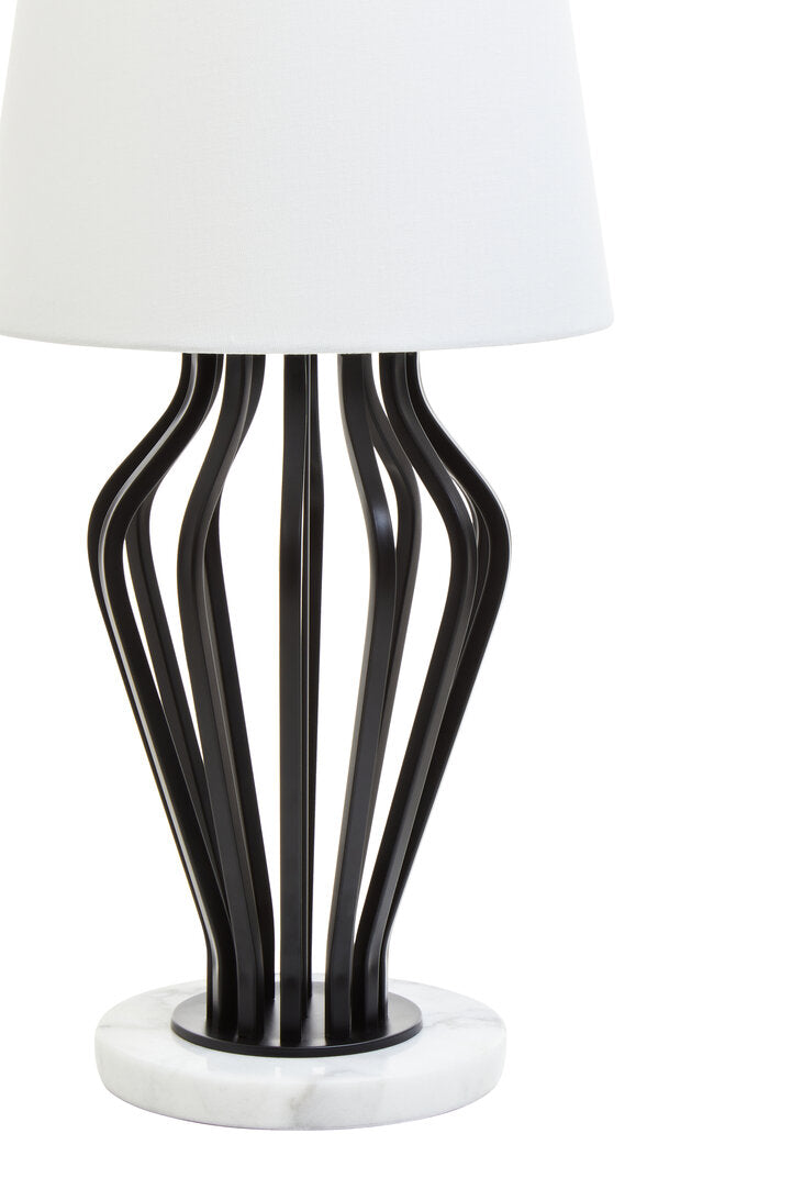 Chester Black And White Table Lamp