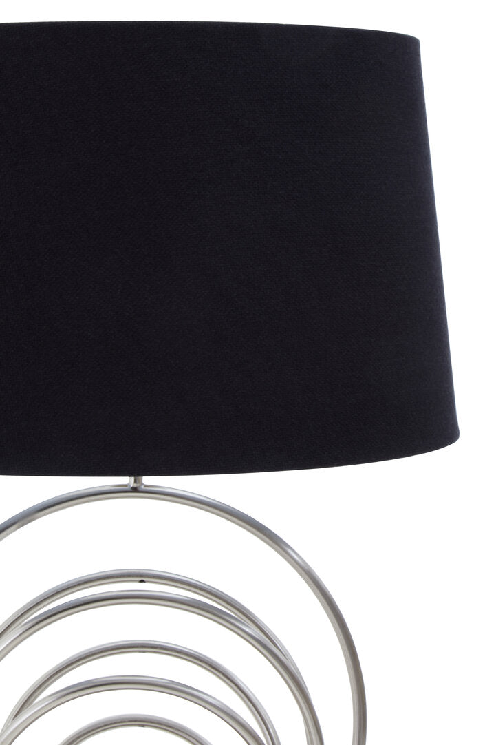 Brighton Brushed Chrome Sphere Table Lamp