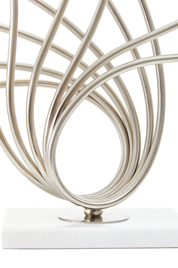 Bath Brushed Chrome Spoke Table Lamp