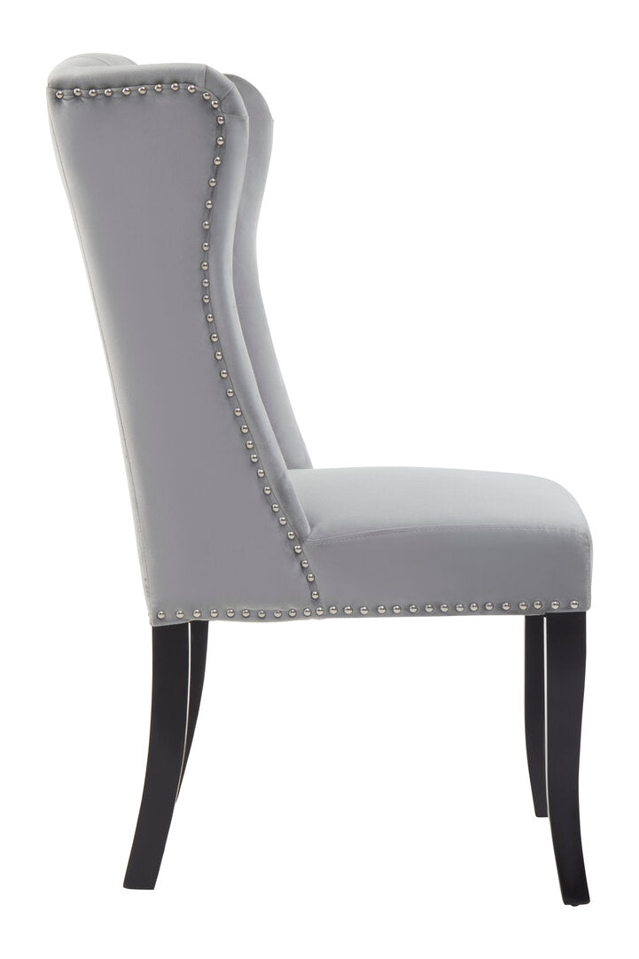 Vienna Townhouse Grey Velvet Dining Chair
