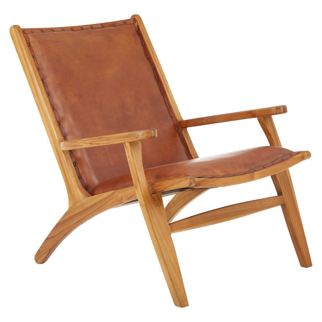 Seville Brown Leather Chair
