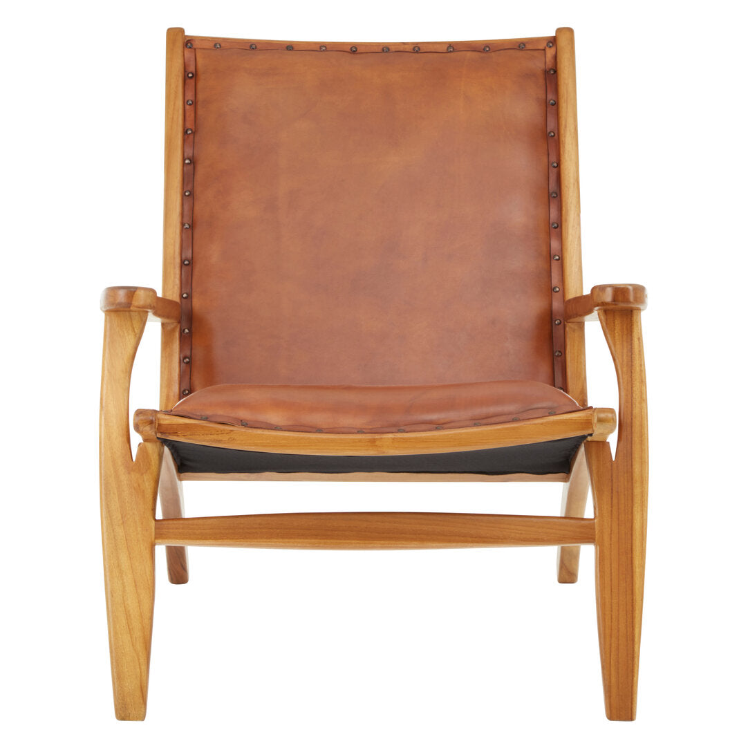 Seville Brown Leather Chair