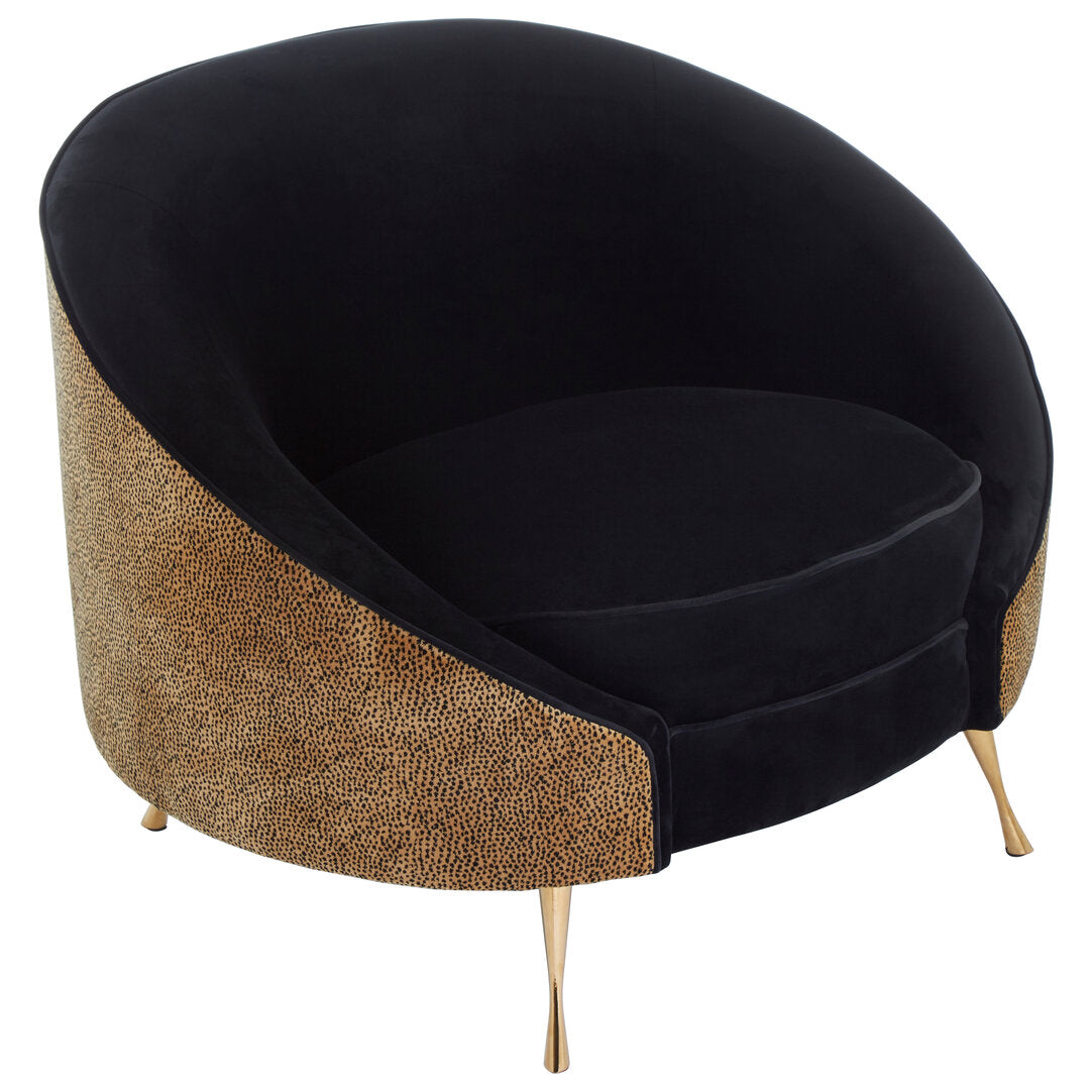 Penzance Leopard Print Armchair