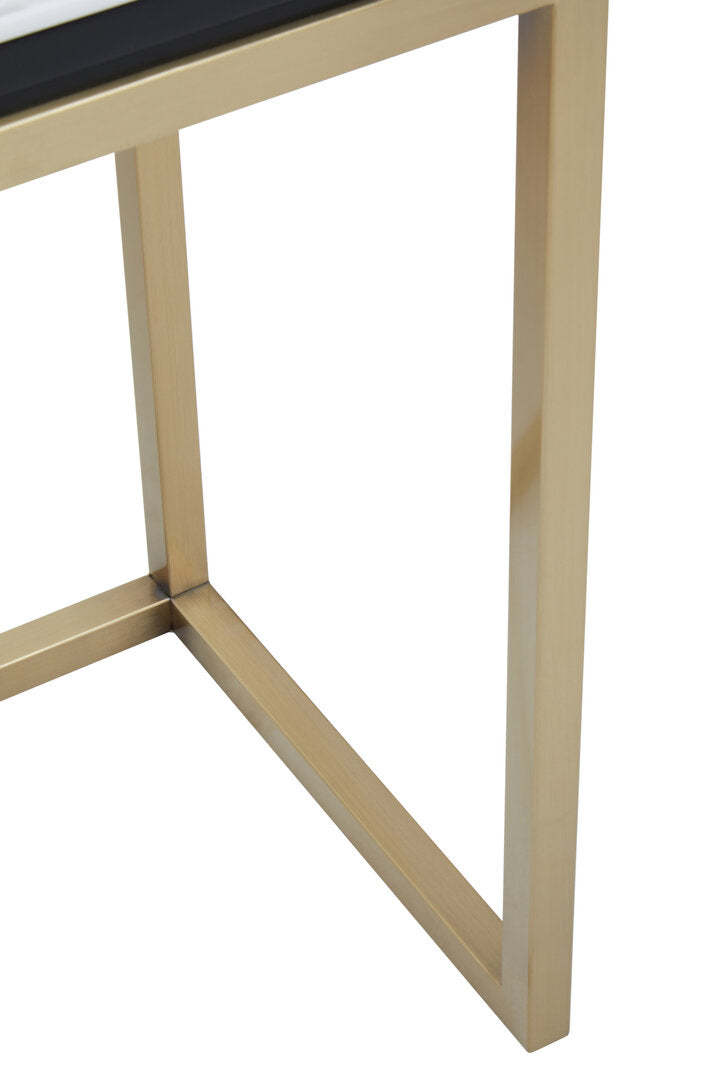 Cambridge Black and White Console Table with Drawers