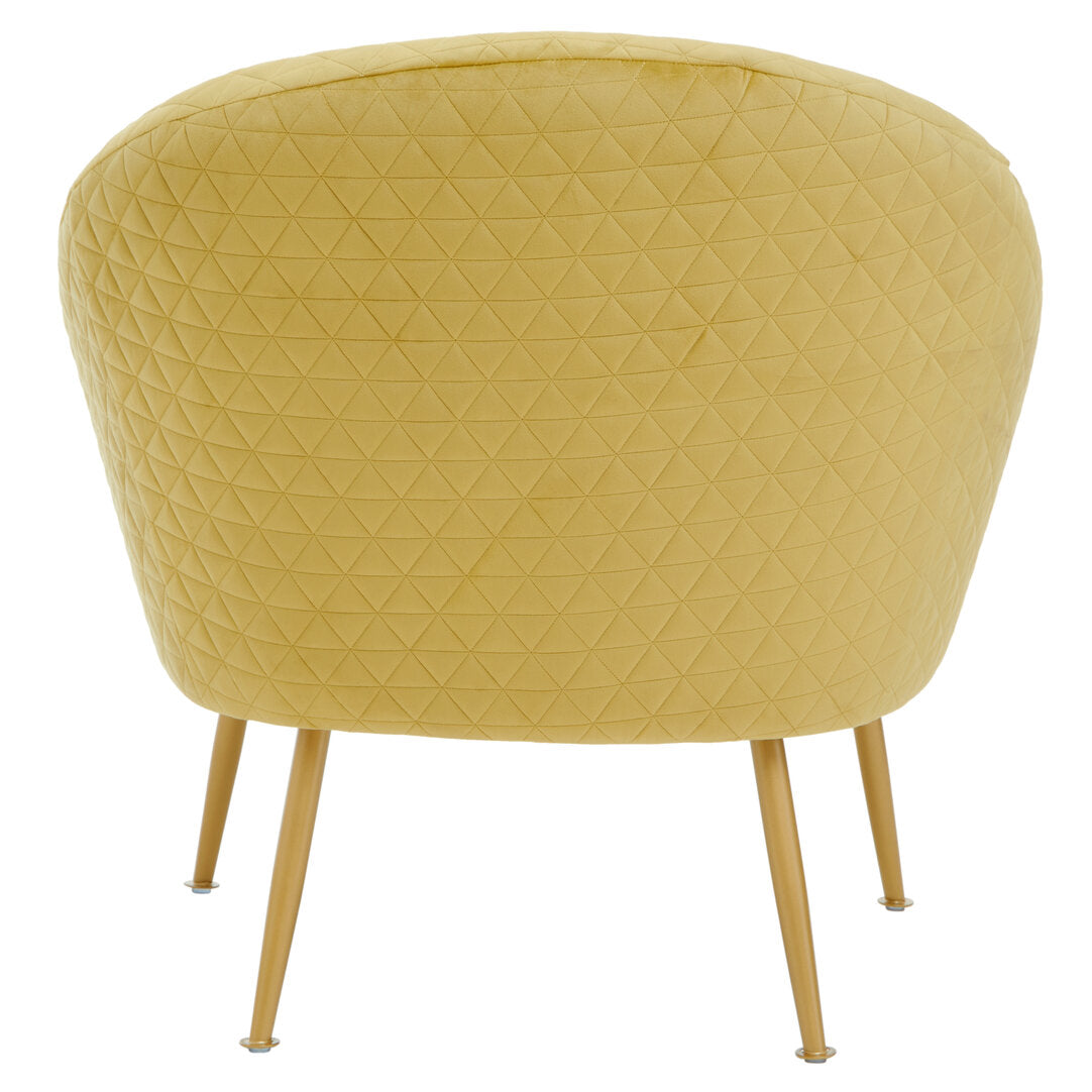 Lincoln Gold Velvet Occasional Chair