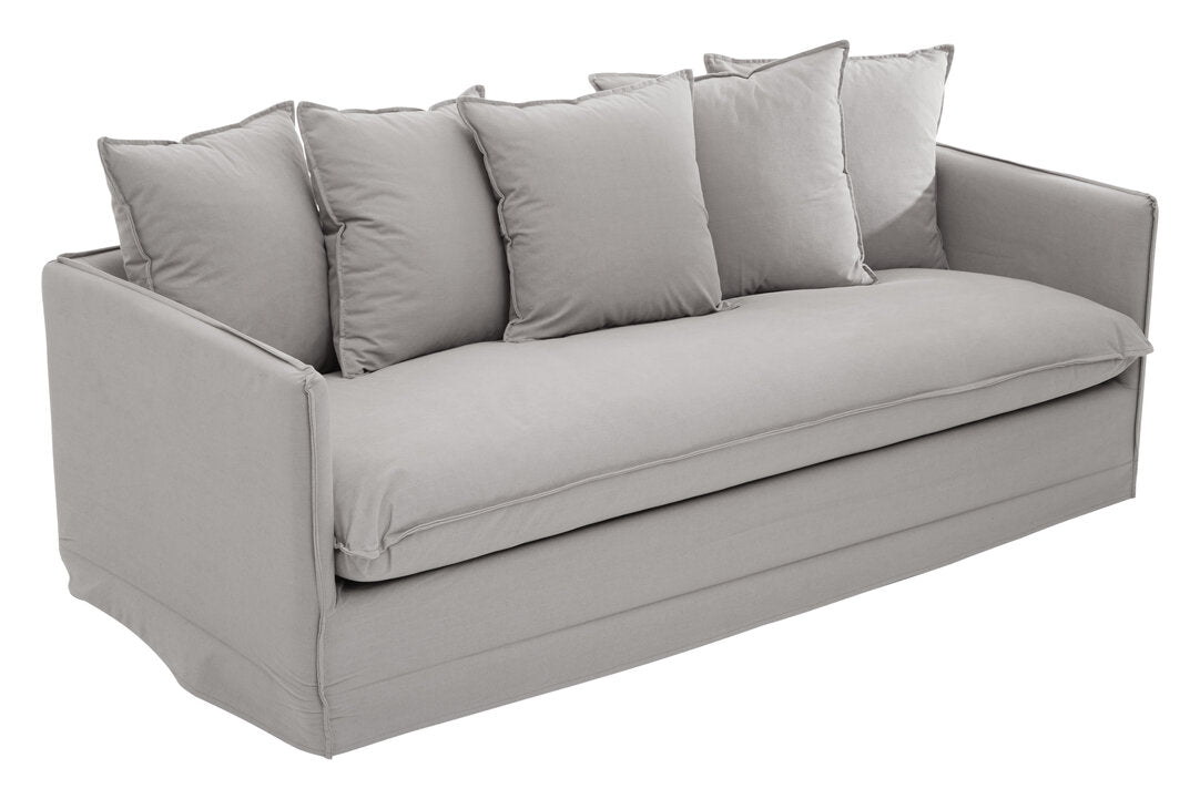 Milan 3 Seater Grey Sofa