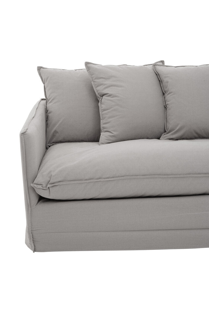Milan 3 Seater Grey Sofa