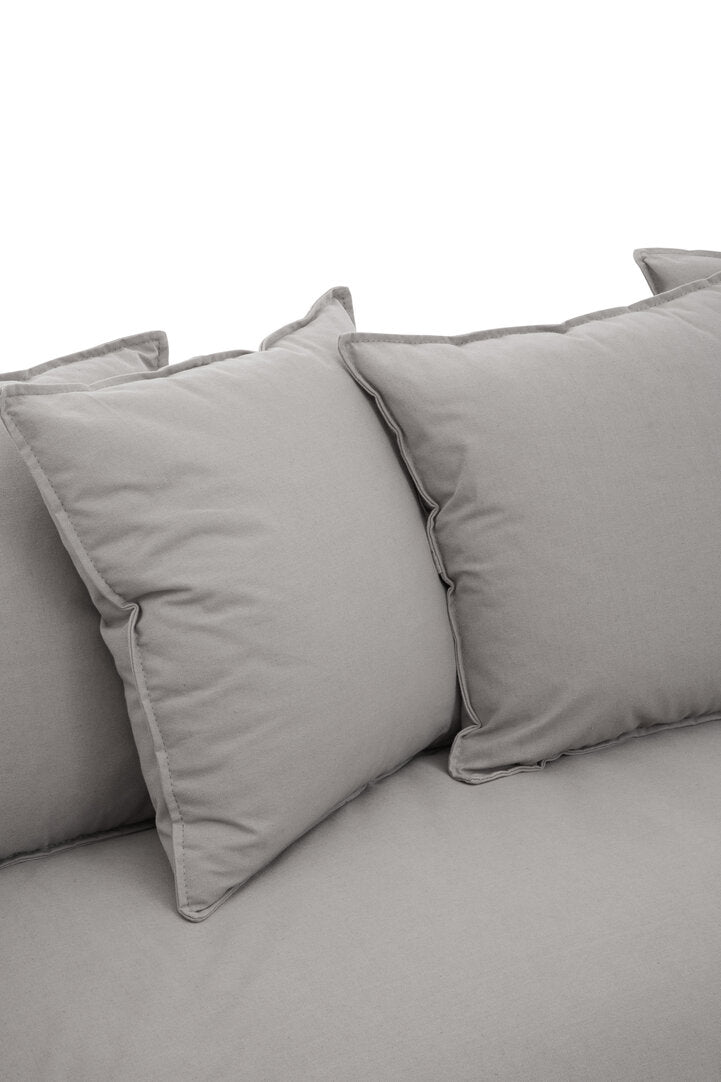 Milan 3 Seater Grey Sofa