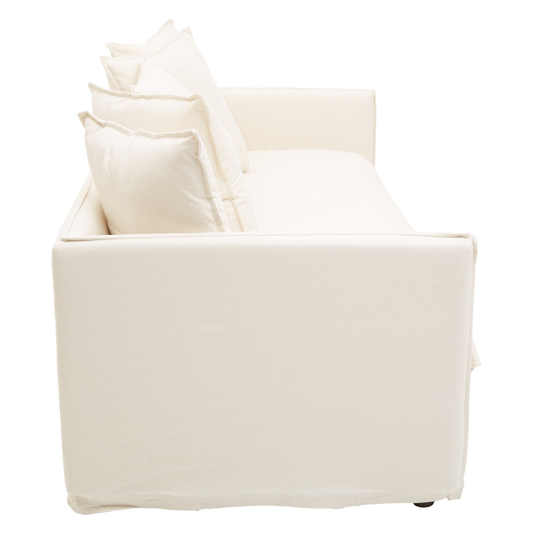 Milan 3 Seat Cream Sofa
