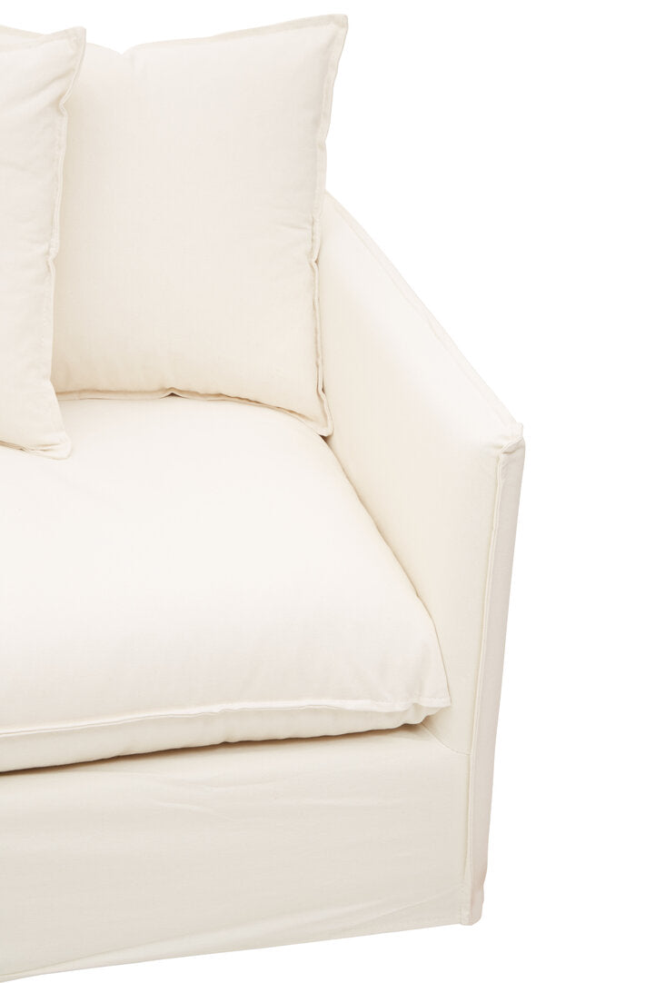 Milan 3 Seat Cream Sofa
