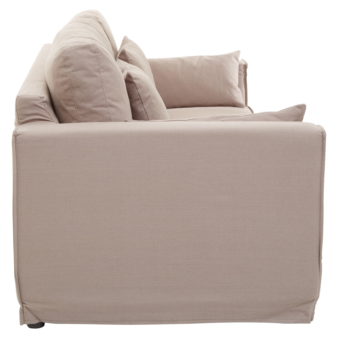 Siena 3 Seat Grey Fabric Sofa