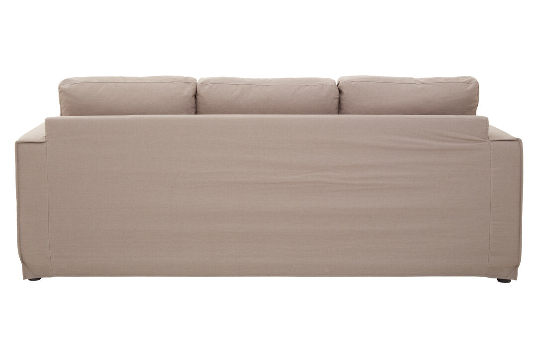 Siena 3 Seat Grey Fabric Sofa