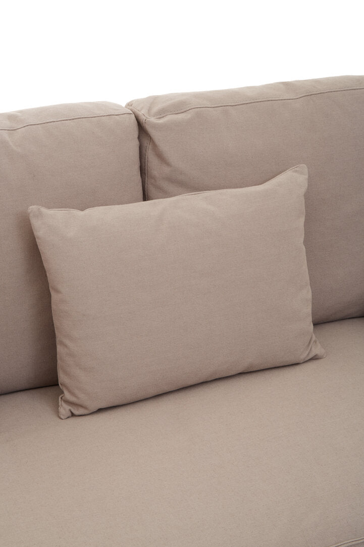 Siena 3 Seat Grey Fabric Sofa