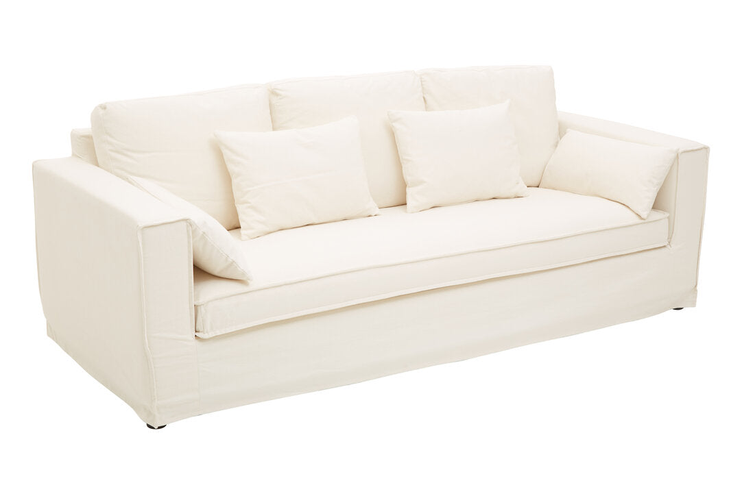 Siena 3 Seat Cream Sofa