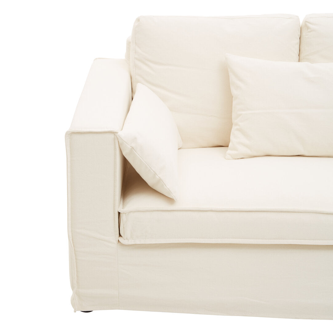 Siena 3 Seat Cream Sofa