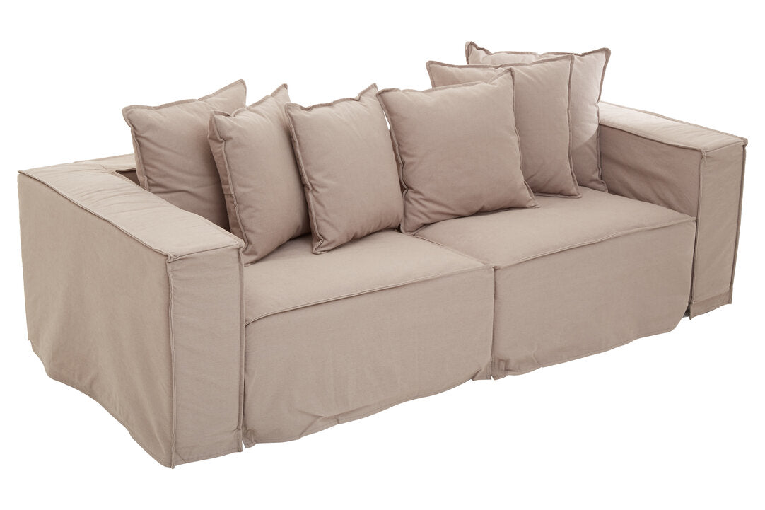 Turin 3 Seat Grey Sofa