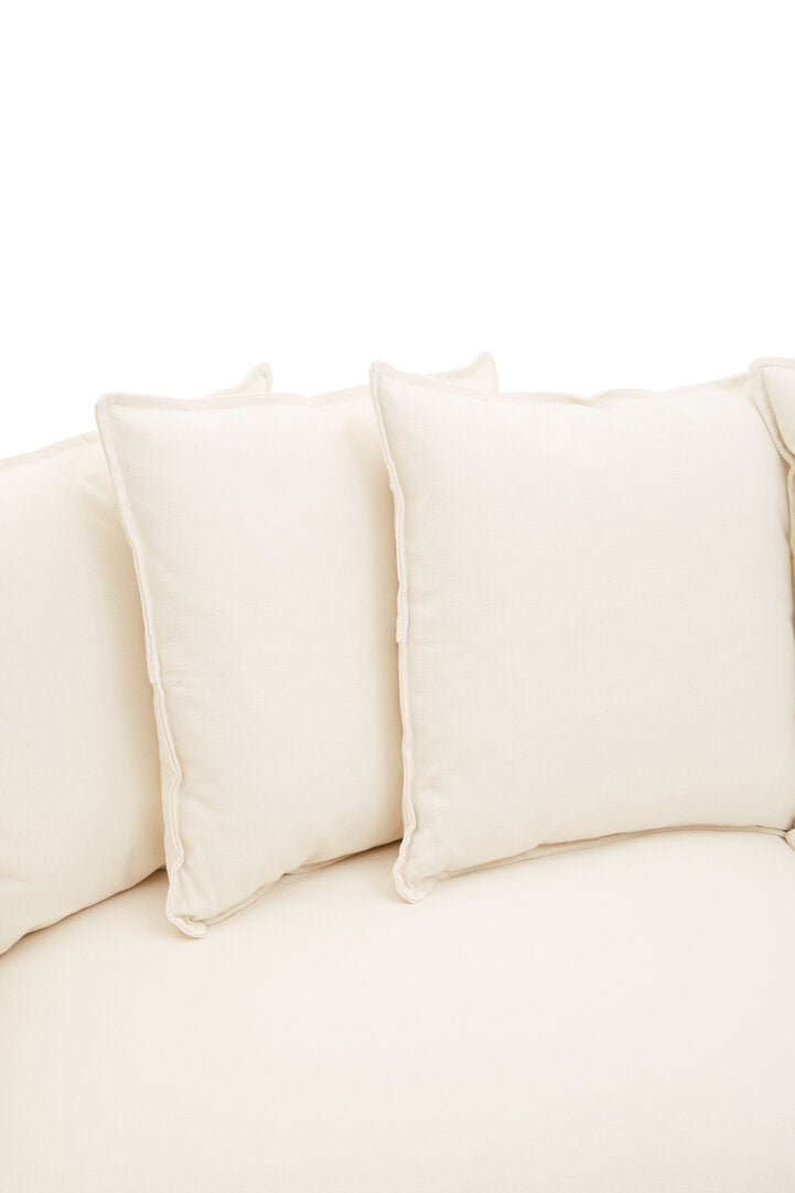 Turin 3 Seat Cream Sofa