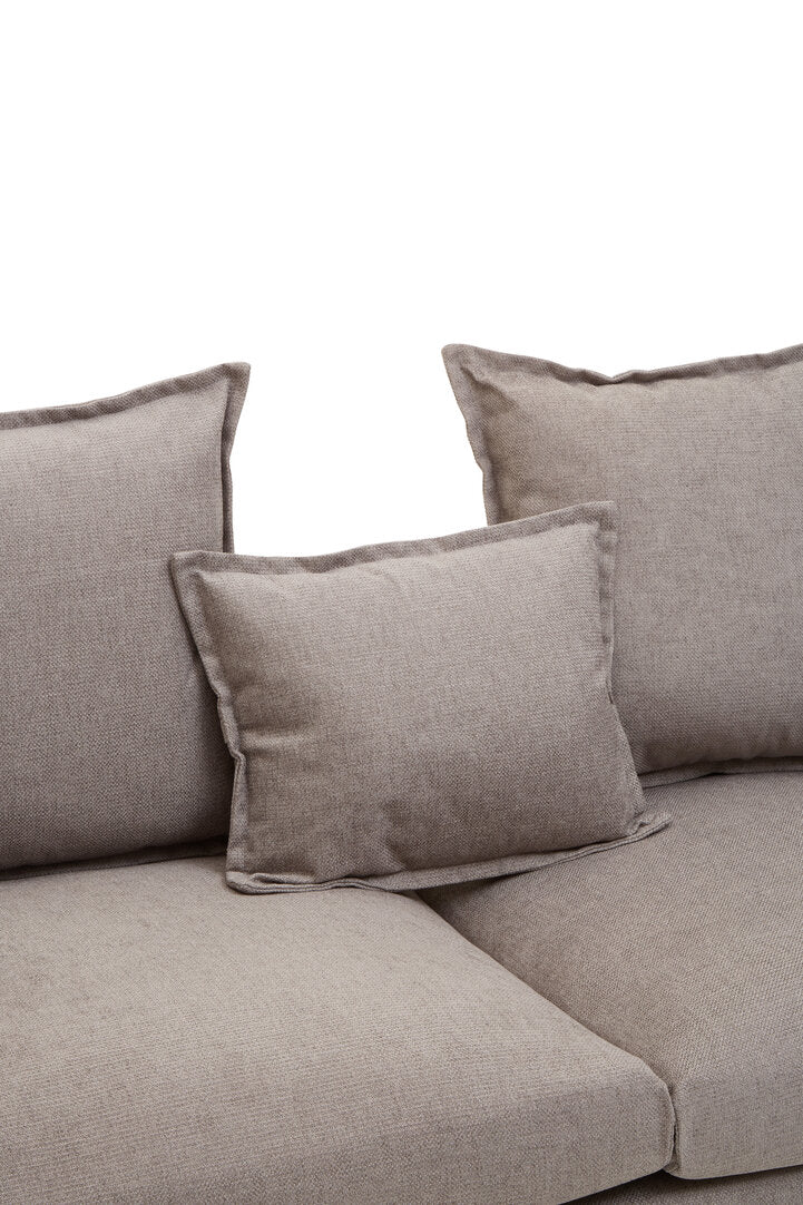 Naples 3 Seat Grey Sofa