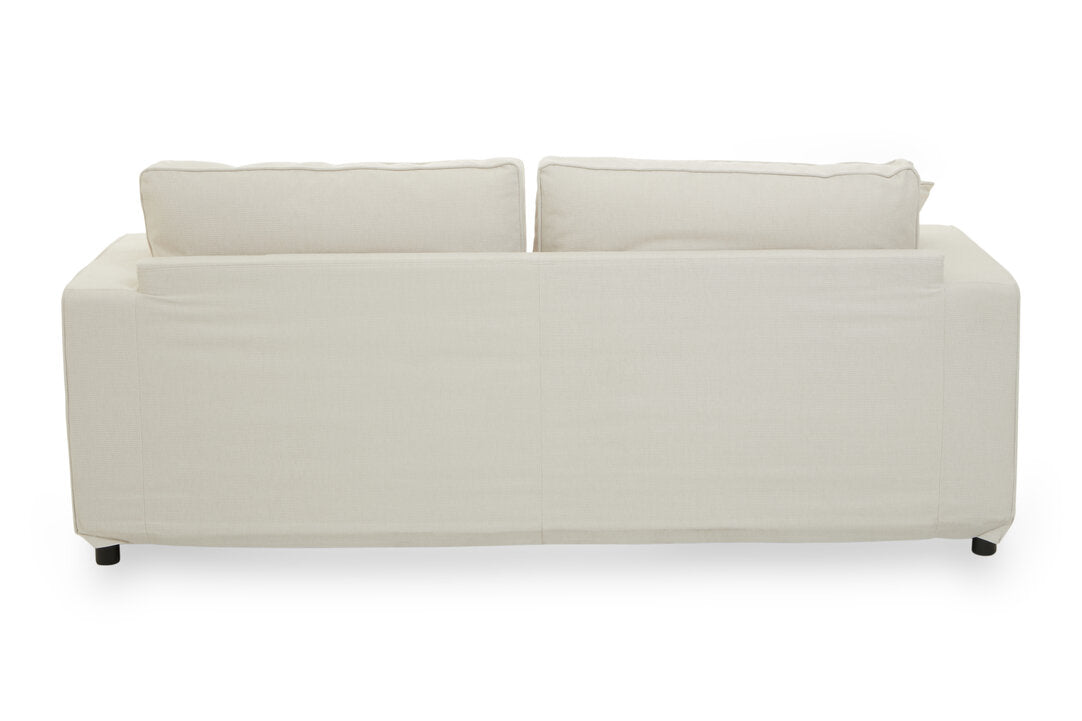 Seville 3 Seat Cream Fabric Sofa
