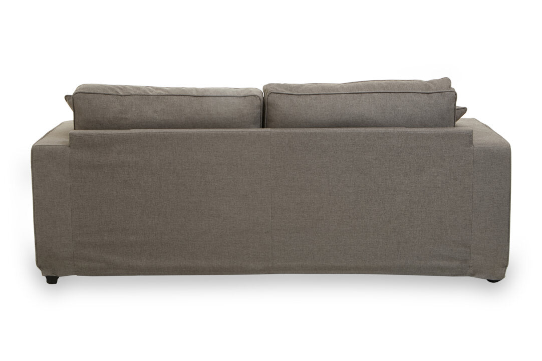 Seville 3 Seat Grey Fabric Sofa