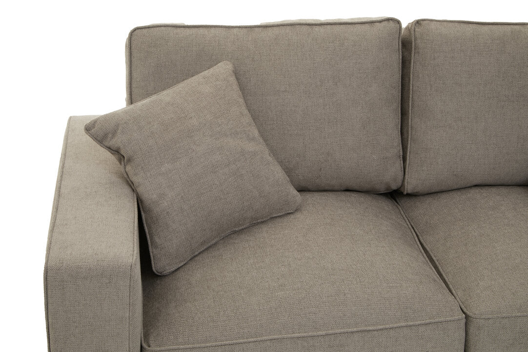 Seville 2 Seat Grey Sofa