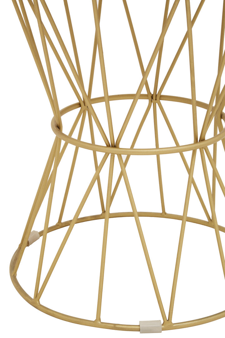 Aurora Side Table With Pinched Base