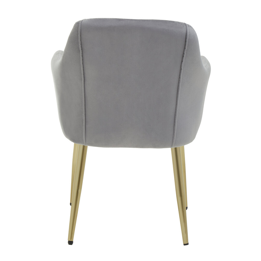 Granada Grey Velvet Dining Chair