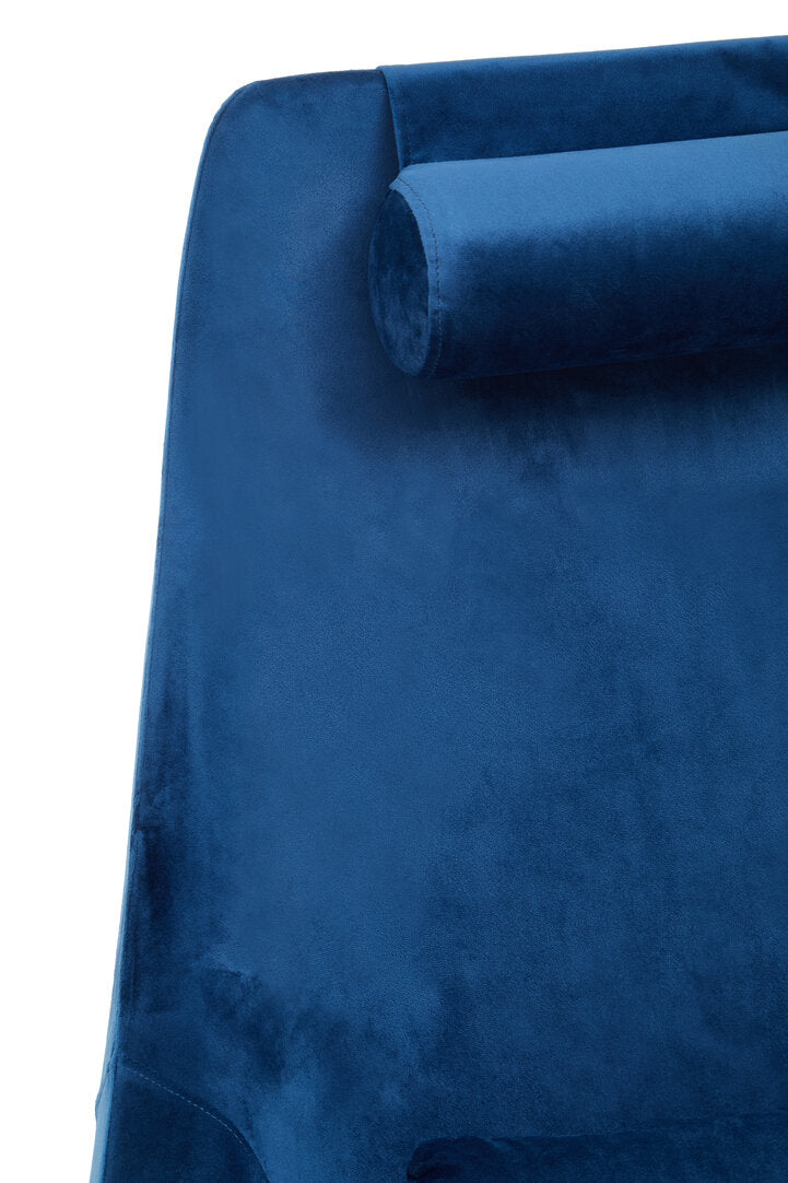 Savoy Navy Velvet Armchair