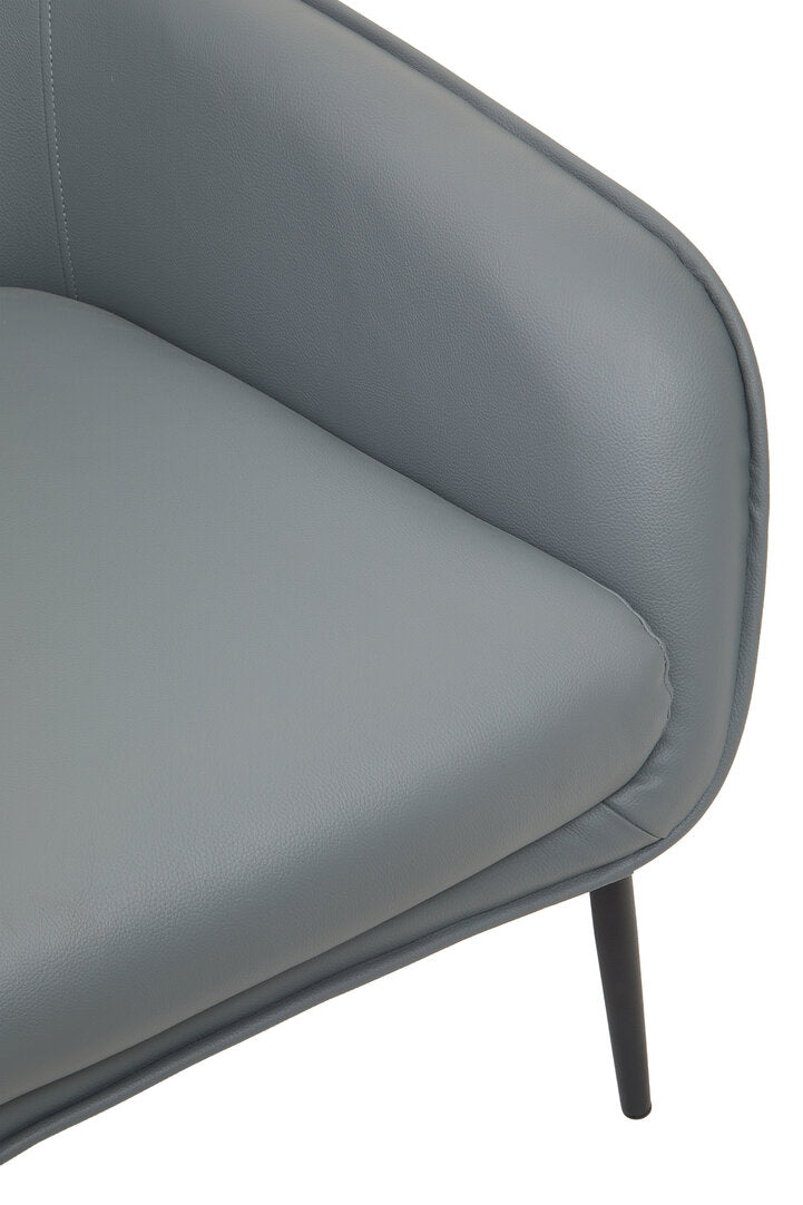 Verona Grey Armchair And Footstool