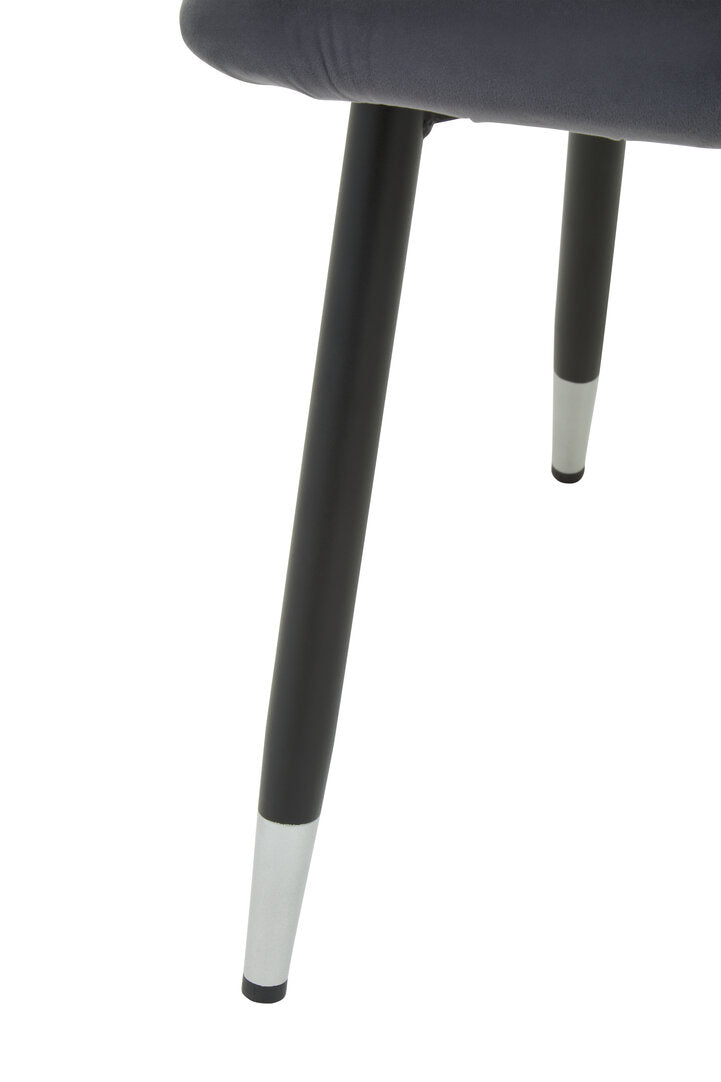 Florence Grey Velvet Dining Chair