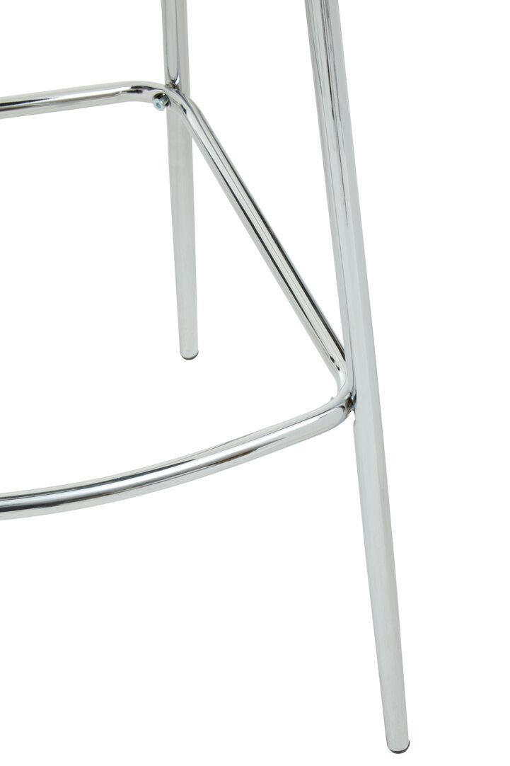 Amalfi Black Velvet Bar Chair