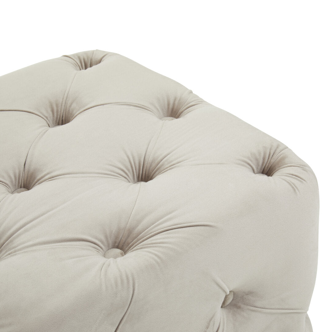 Cannes Mink Velvet Bench