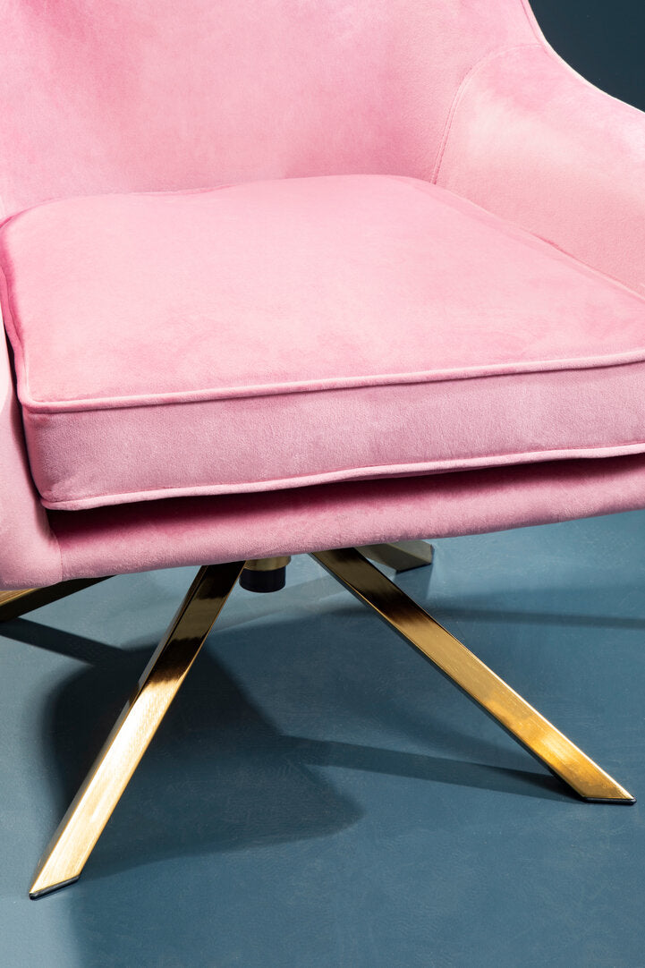 Vienna Pink Velvet Chair
