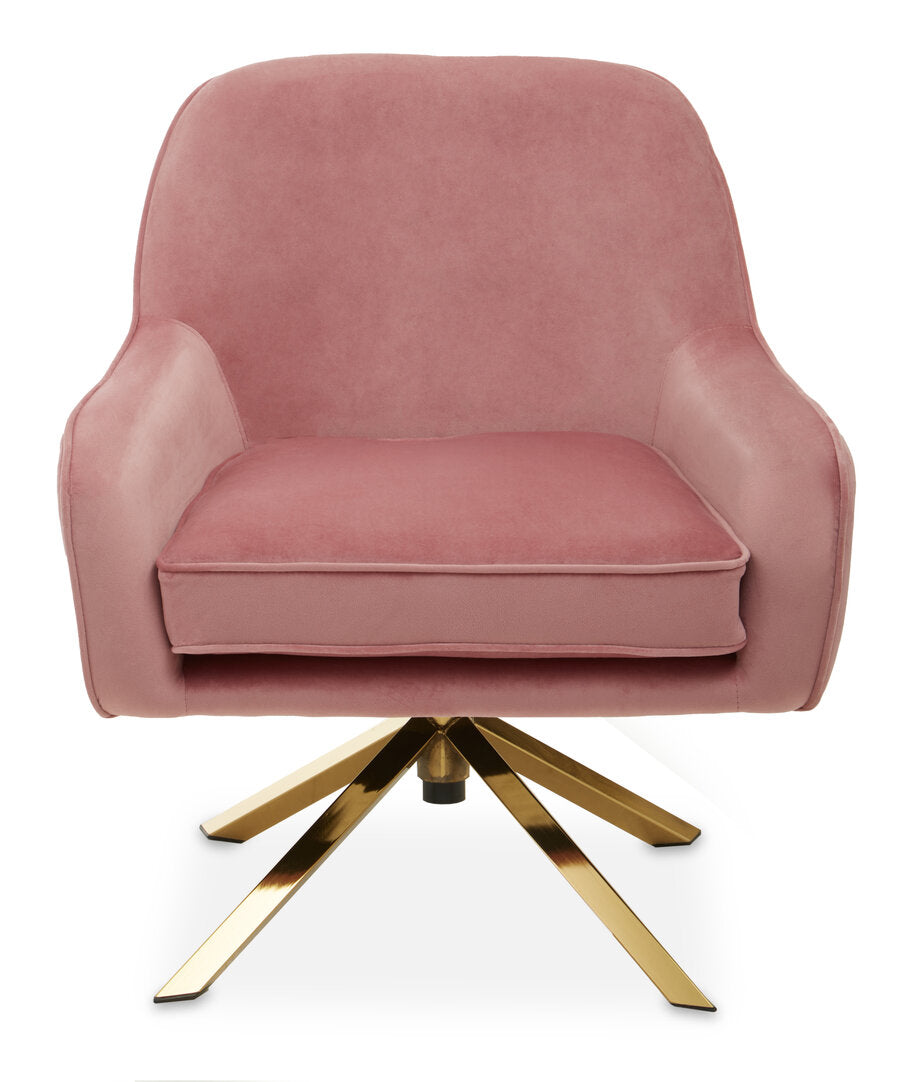 Vienna Pink Velvet Chair