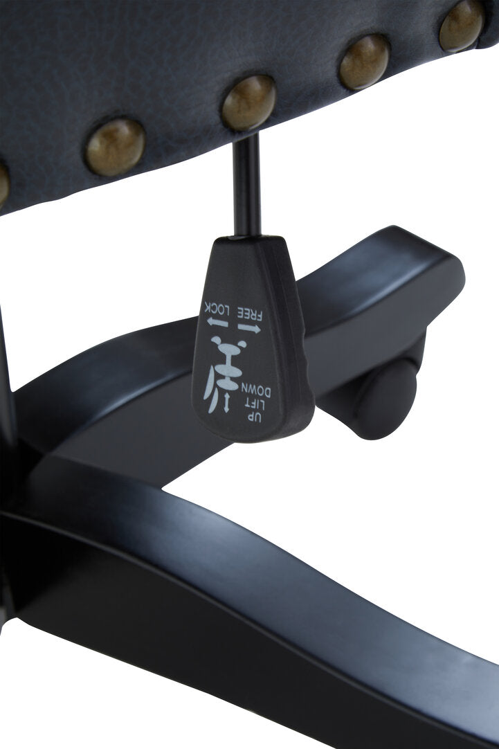 Valencia Black Leather Effect Home Office Chair