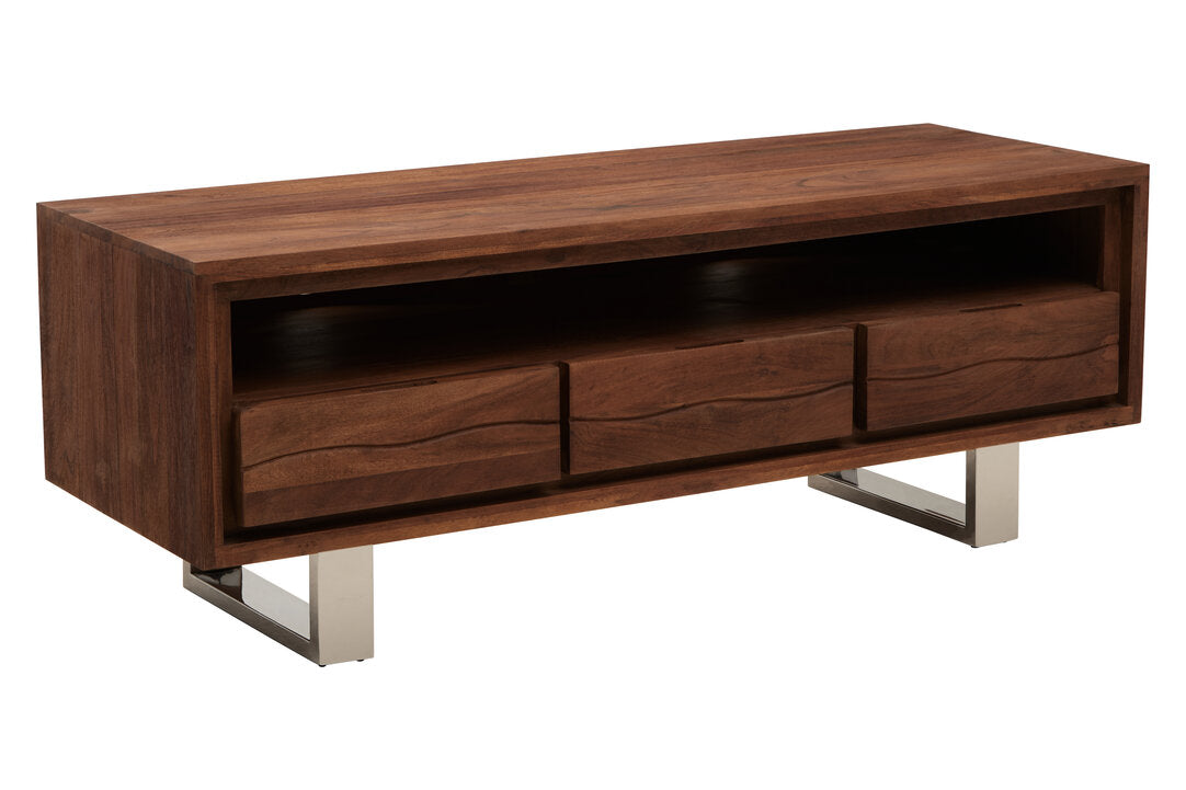 Oxford Acacia Wood Media Unit